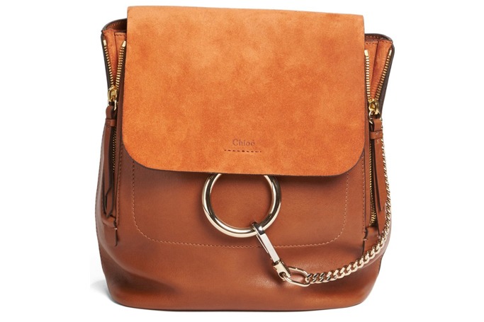 Chloé - Medium Faye Suede & Leather Backpack Chloé - Medium Faye Suede & Leather Backpack